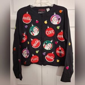 Michael Simon Coca-Cola Christmas Sweater -Vintage 1999